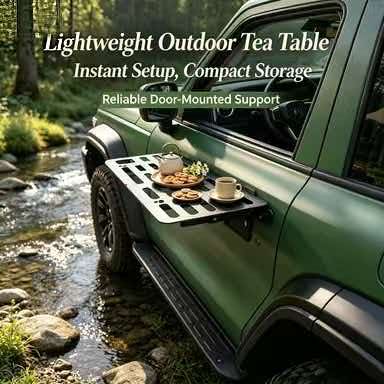 Outdoor Adventure Table With Storage - Mesa Plegable Portátil para Puerta de