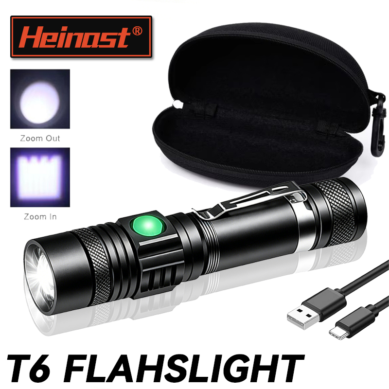Linterna LED T6 Recargable, Li - Outdoor Adventure Hunt reseña y precio