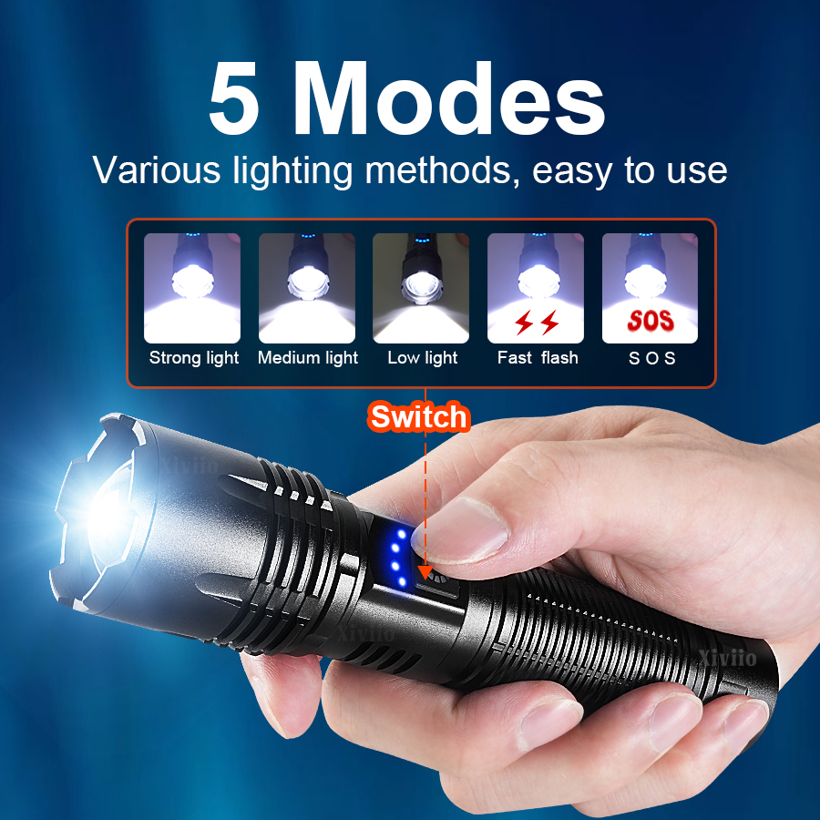 2025 nueva linterna LED ultrab - Outdoor Adventure Hunt reseña y precio