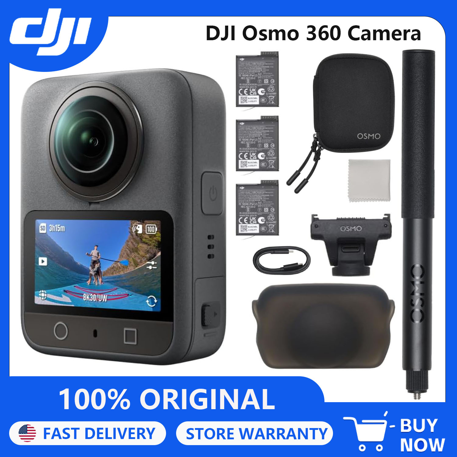 DJI Osmo Cámara 360 Combo Aven - Outdoor Adventure Images reseña y precio