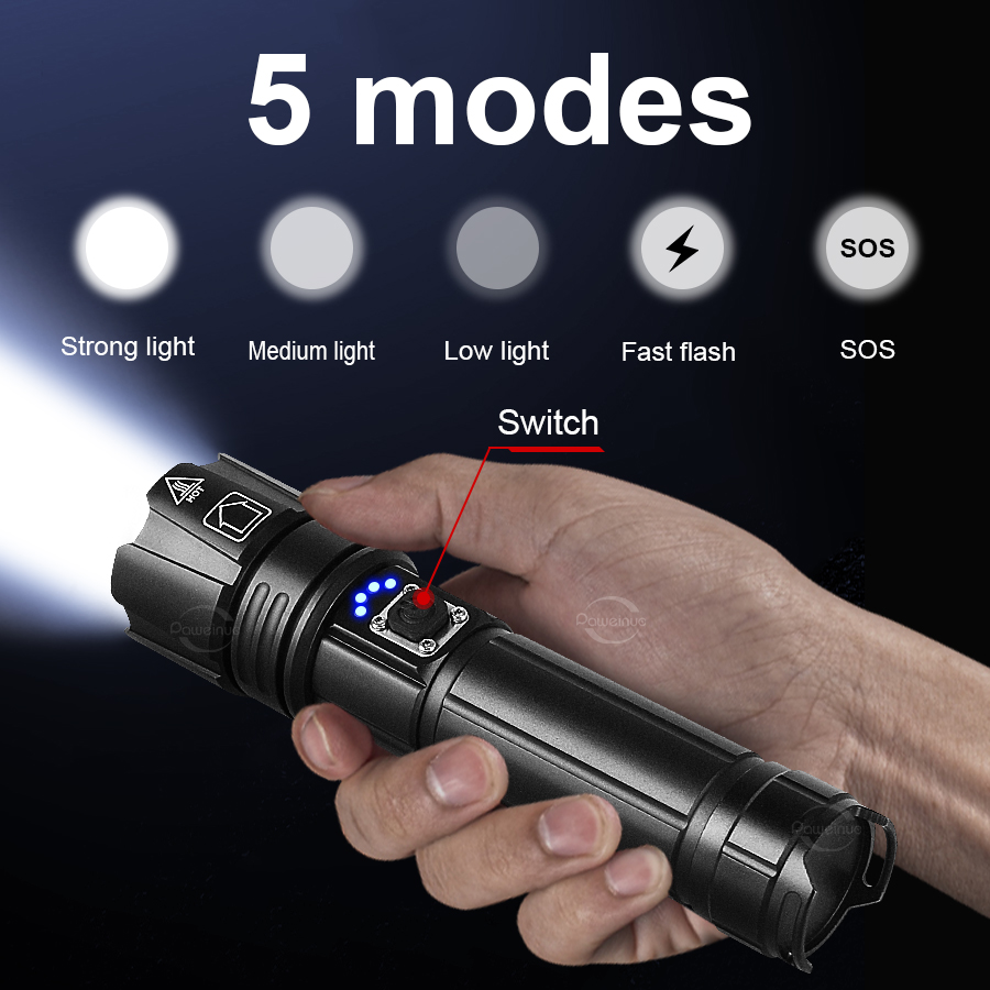 Linterna LED de Alto Brillo 20 - Outdoor Adventure Hunt reseña y precio
